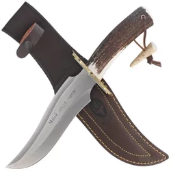 Muela Apache Deer Stag Knife, Satin X50CrMoV15