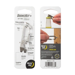 Key ring - MicroTool - Nite Ize - DoohicKey+ Key-Tool - Silver