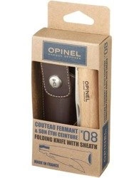 Opinel Inox Natural 8 Knife with Case