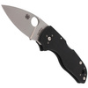 Spyderco Lil' Native Back Lock G-10 Plain Folding Knife (C230MBGP)