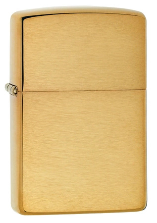 Zippo Brushed Brass gasoline lighter