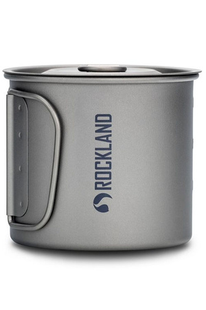 Rockland - Minimalist mug with lid - Titanium 0.6L