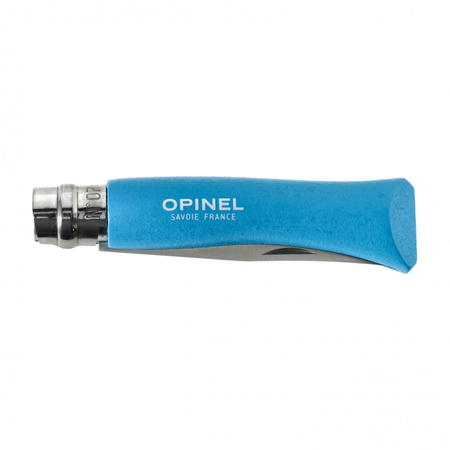 Opinel 7 Colorama Inox folding knife light blue