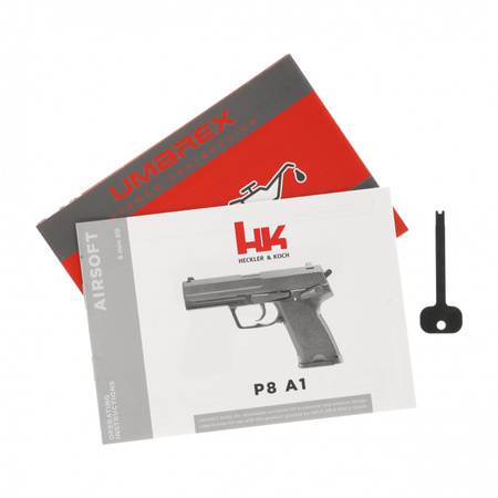 Heckler&Koch - H&K P8 A1 6 mm green gas replica ASG pistol