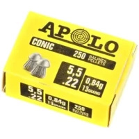 Apolo - Conic 5.5 mm shot, 250 pcs. 0.84g/13.0gr (20006)