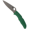 Spyderco Endura 4 FRN Green Flat Ground Plain Folding Knife (C10FPGR)