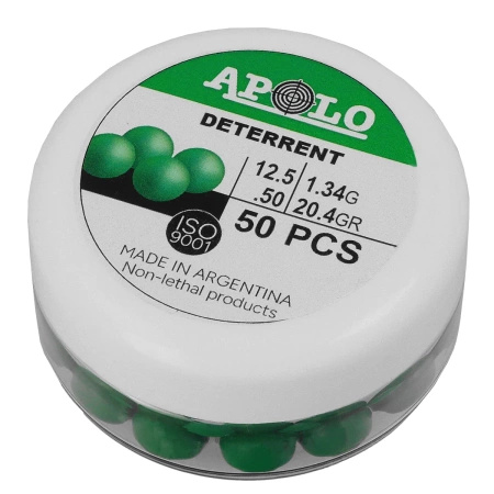 Apolo - Deterrent Poly Heavy polymer bullets .50 cal, 1.34 g, 50 pcs.