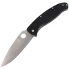 Spyderco Resilience G-10 Black Plain Folding Knife - C142GP