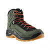 Lowa Renegade GTX mid boots - green/orange