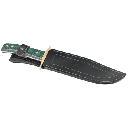 Muela BW-Classic-19G Green Jute Micarta, Satin X50CrMoV15 Knife