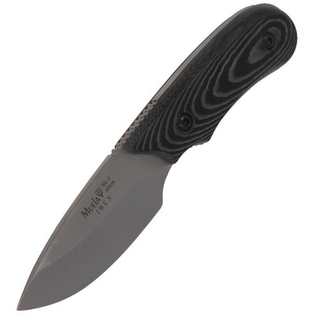 Muela Skinner Full Tang Black Micarta 75mm Knife (IBEX-8M)