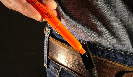 Rite in the Rain - All Wether Belt Clip Pen - Orange - set of 2pcs