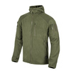 Helikon Alpha Hoodie Grid Fleece Sweatshirt - Olive Green