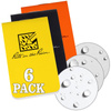 Rite in the Rain - Waterproof Notes - On-The-Go - 85 x 50 mm - 6 pcs. - Yellow/Black/Orange