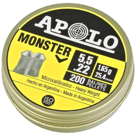 Apolo - Monster 5.51 mm shotgun shell, 200 rounds. 1.65g/25.4gr (19931-1)