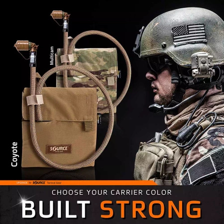 Source - Kangaroo Canteen 1L water tank with pouch - Coyote