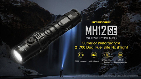 Nitecore MH12SE 1800 lumens flashlight