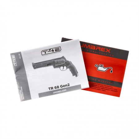 T4E TR 68 caliber rubber bullet revolver. .68 HDR 68 gen. 2