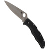 Spyderco Endura 4 FRN Black Flat Ground Plain Folding Knife (C10FPBK)