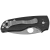 Spyderco Lil' Native Slipit Black G10, Satin Plain CPM S30V Folding Knife by Eric Glesser (C230NLGP)