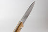 LionSteel Bushcraft Olive Wood / Satin Blade knife (B35 UL)