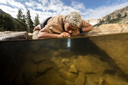 LifeStraw Peak Series Personal Water Filter - Mountain Blue