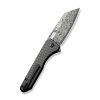Civivi Nugz Black G10 folding knife, Damascus by Matthew Wehrwein (C23060-DS1)