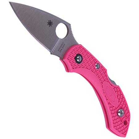 Spyderco Dragonfly 2 FRN Pink S30V Plain Folding Knife (C28FPPNS30V2)