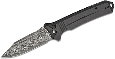 Civivi Neurohaptic Knife Black G10/Carbon Fiber, Damascus (C23080-DS1)