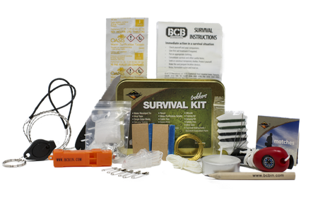 BCB Trekkers Survival Tin Survival Kit