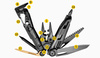 Leatherman MUT EOD Black multitool (833120) - 15 tools - Molle Black carrying case
