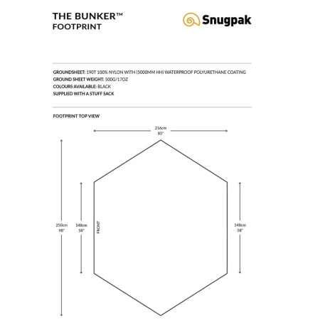 Snugpak The Bunker tent canopy