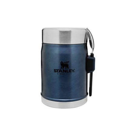 Stanley CLASSIC 0.4 L dinner thermos with cutlery - navy blue