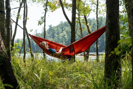 ENO DoubleNest hiking hammock - Canyon/Coral