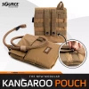 Source - Kangaroo Canteen 1L water tank with pouch - Black