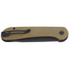 CIVIVI Button Lock Elementum Knife Olive Micarta, Black Stonewashed (C2103B)