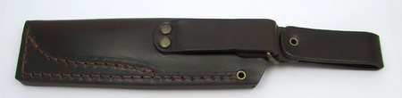 Bushcraft 85 leather scabbard