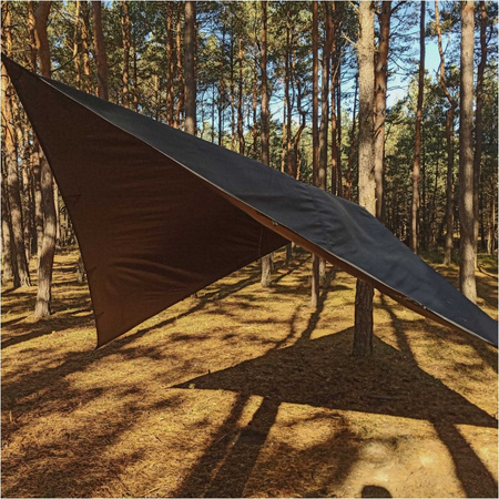 TigerWood - Tarp 3x3 m - black