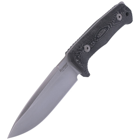 LionSteel Tactical Micarta Black / Satin Blade knife (T5 MI)