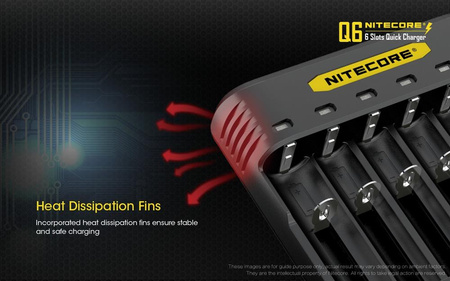 Battery charger - Nitecore Q6