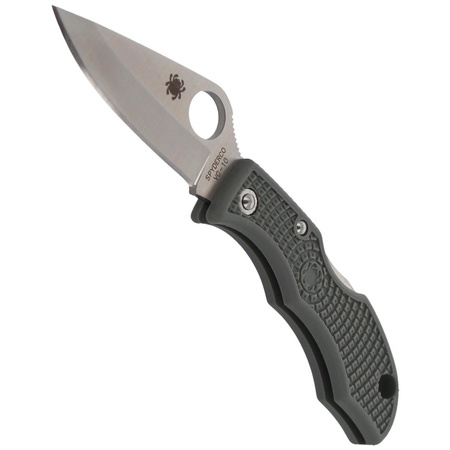 Spyderco Ladybug 3 Foliage Green FRN Plain Folding Knife - LFGP3