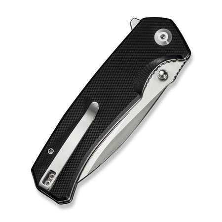 Sencut Skarnax Black G10, Satin 9Cr18MoV Folding Knife (S24025-1)
