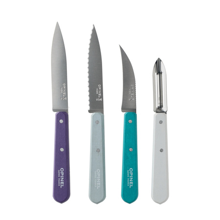 Opinel Essentials Art Deco kitchen knife set