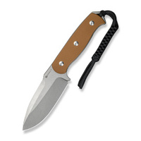 Sencut Toxodon Brown G10 knife, Stonewashed 9Cr18MoV (S24036-3)