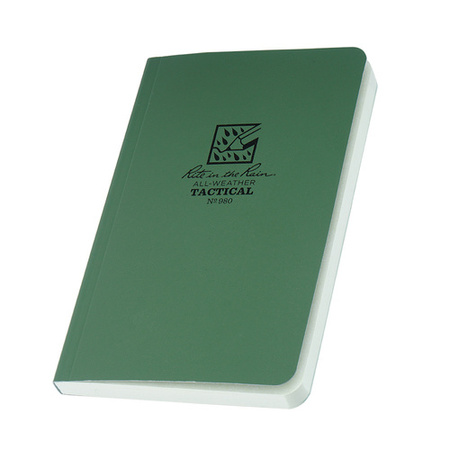 Rite in the Rain - Tactical Waterproof Notes - 115 x 185 mm - Green - 980