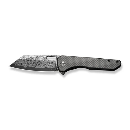Civivi Nugz Black G10 folding knife, Damascus by Matthew Wehrwein (C23060-DS1)