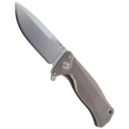 LionSteel SR11 Titanium Bronze, Satin Finish (SR11 B) knife