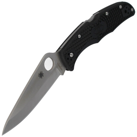 Spyderco Endura 4 FRN Black Plain Folding Knife (C10PBK)