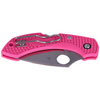 Spyderco Dragonfly 2 FRN Pink S30V Plain Folding Knife (C28FPPNS30V2)