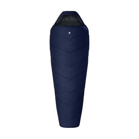 Alpinus - Fiber Pro 1500 sleeping bag for right-handers - navy blue